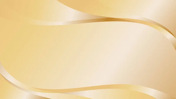 Cilalanmış Pirinç Altın Dalga Arkaplan Vektör Tasarımı, Altın Renk Duvar Kağıdı
