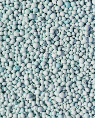Mavi mineral gübresi. Yüksek kalite fotoğraf