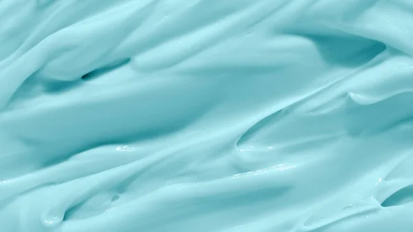 Schoonheidscrème Textuur Blauwe Lotion Vochtinbrengende Crème Huidverzorging Cosmetische Product Smeren — Stockfoto