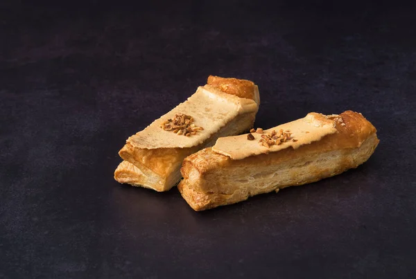 Unquera Галстуки Типичный Сладкий Кантабрии Испания Сделанный Пшеничной Муки Яиц — стоковое фото
