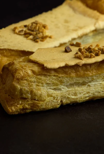 Close Unquera Ties Typical Sweet Cantabria Spain Made Wheat Flour — Stockfoto