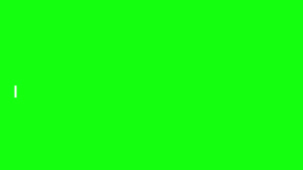 Animated Transparent News Comp Green Screen Fps Mov — Stock Video