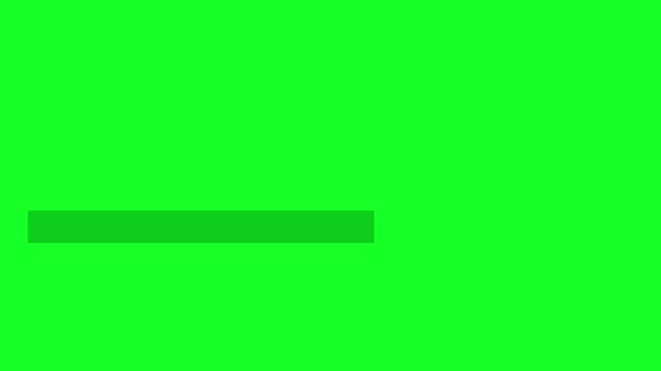 Черно Красный Цвет Прозрачный Нижний Третий Справа Зеленый Экран Кадров — стоковое видео