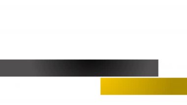 Simple yellow and black colored on-off animating lower third title animation in 4K 60fps.