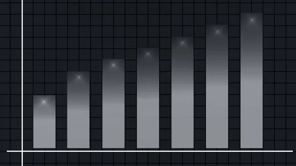 Business Chart Stock Market Forex Trading Graph Going Animation — Foto Stock