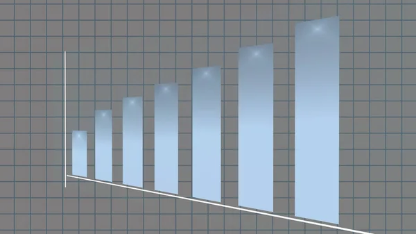 Business Chart Stock Market Forex Trading Graph Going Animation — Fotografia de Stock