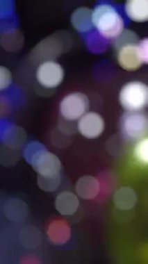 Dikey Soyut Bokeh Arkaplanı - 4k - 60 fps