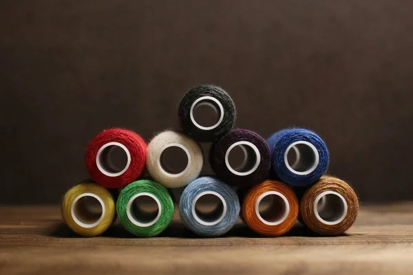 Threads Different Thread Colors Many Different Threads Sewing — Stock Photo, Image