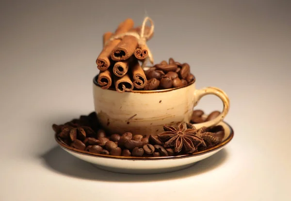 커피와 열매와 커피의 — 스톡 사진