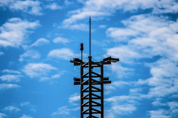 Telefon Tornyok Találhatók Város Központjában — Stock Fotó