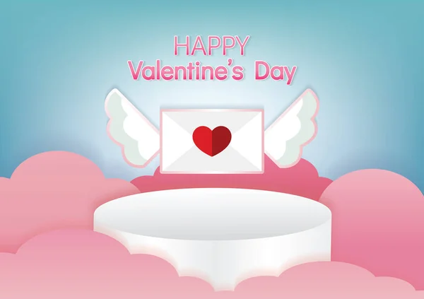 Valentine Card Art Design Vector — Stock Vector