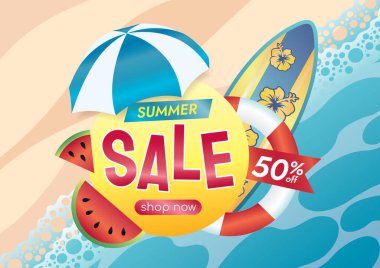 Merhaba yaz indirimi arka plan sıcak sezon