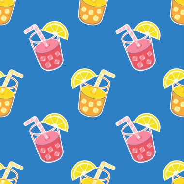 Sevimli şeyler dikişsiz sanat vektörü duvar kâğıdı