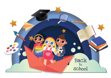 Okula dönüş afiş tasarımı