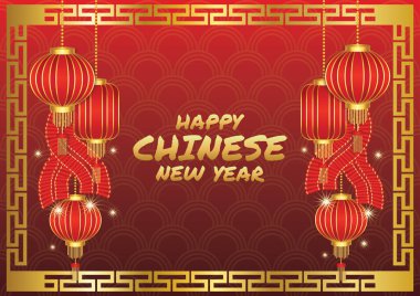 2022 Çin Yeni Yıl Sanat Vektörü 