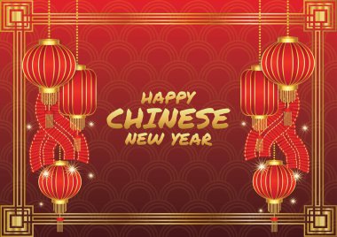 2022 Çin Yeni Yıl Sanat Vektörü 