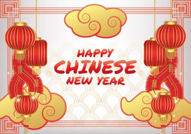 2022 Çin Yeni Yıl Sanat Vektörü 