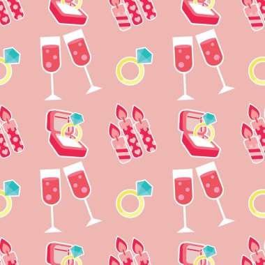 Tatlı ikon Sevgililer Günü için kusursuz sevgililer günü