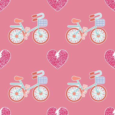 Tatlı sevgililer günü kusursuz desen tasarımı