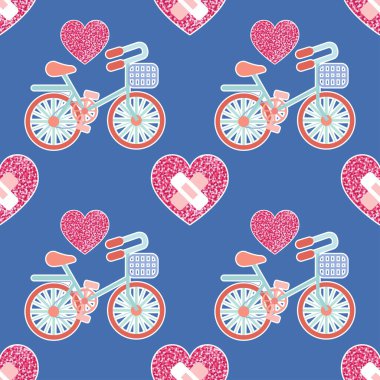 Tatlı sevgililer günü kusursuz desen tasarımı