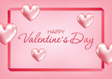 Web sitesi vektörü için Sevgililer Günü afişi tasarımın kutlu olsun. 