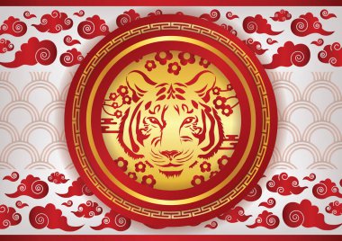 Web sitesi geçmişi için Çince yeni yıl sanat tasarımı 