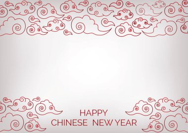 Web sitesi geçmişi için Çince yeni yıl sanat tasarımı 