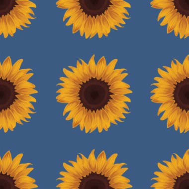 Çiçekler kusursuz desenli vektör tasarımı