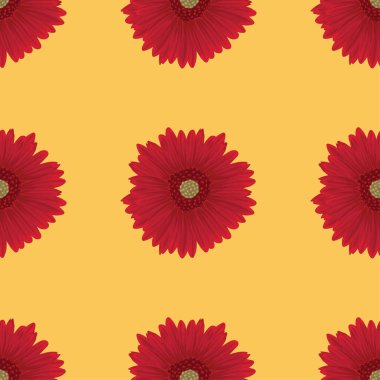 Çiçekler kusursuz desenli vektör tasarımı