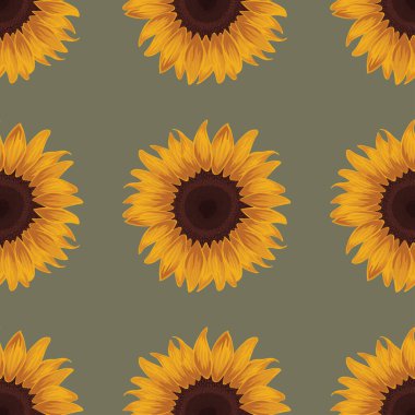 Çiçekler kusursuz desenli vektör tasarımı