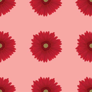 Çiçekler kusursuz desenli vektör tasarımı