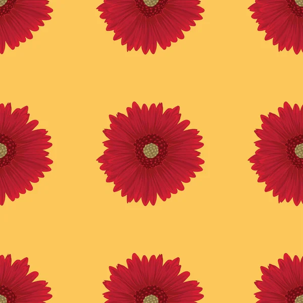 Çiçekler kusursuz desenli vektör tasarımı