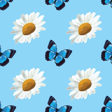 Çiçekler kumaş için kusursuz tasarım