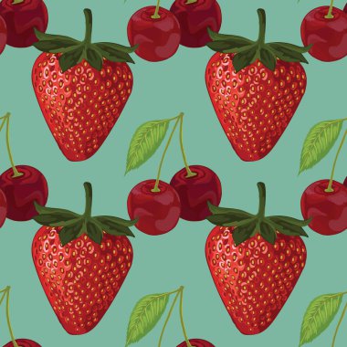 El çizimi meyvesiz arkaplan deseni