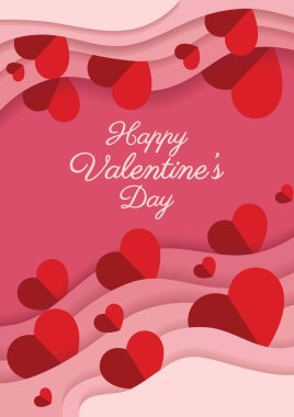 Sevgililer günün kutlu olsun ya da düğün kartı tasarımın