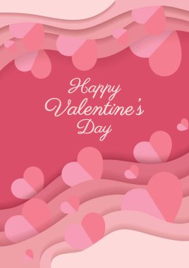 happy valentine day card or wedding card design