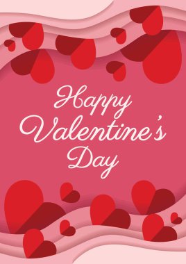 Sevgililer günün kutlu olsun ya da düğün kartı tasarımın