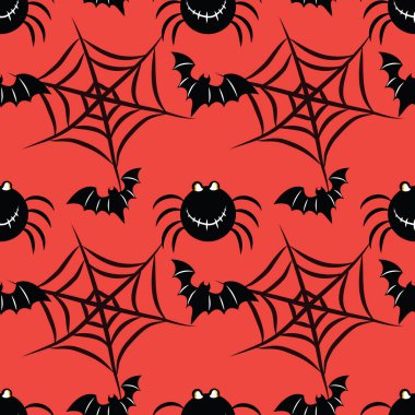 halloween cute item seamless vector design
