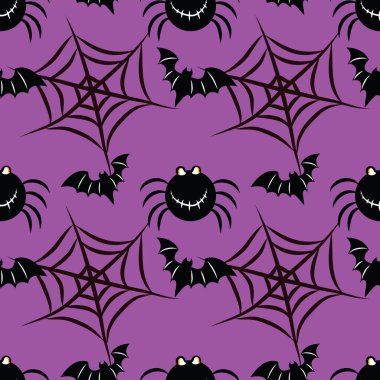 halloween cute item seamless vector design