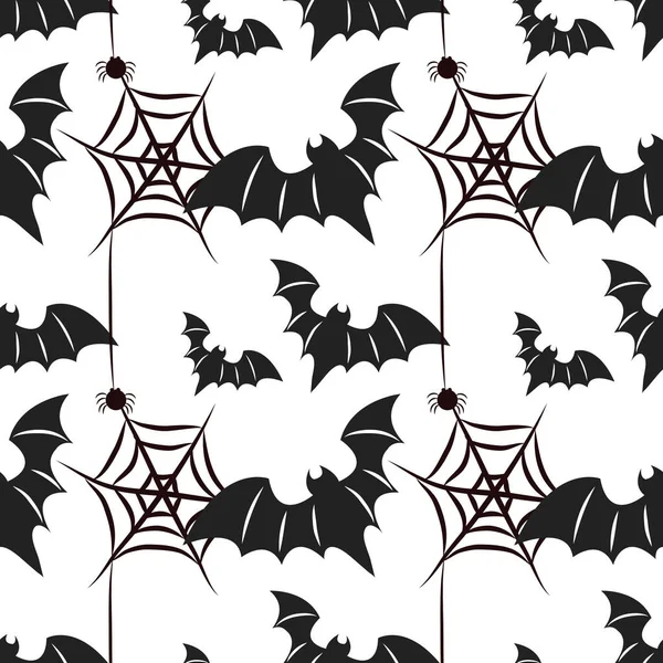 Halloween Cute Item Seamless Vector Design — Stockvektor