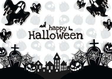 halloween banner for halloween content vector design
