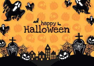 halloween banner for halloween content vector design