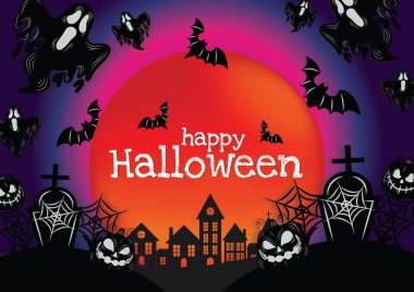 halloween banner for halloween content vector design