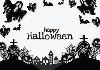 halloween banner for halloween content vector design