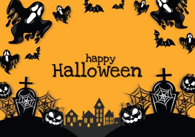 halloween banner for halloween content vector design