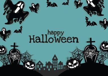 halloween banner for halloween content vector design