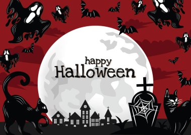 halloween banner for halloween content vector design