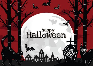 halloween banner for halloween content vector design