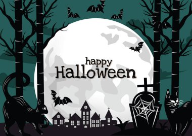 halloween banner for halloween content vector design