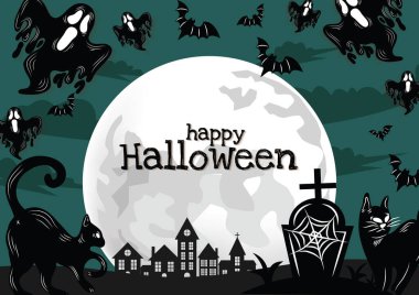 halloween banner for halloween content vector design